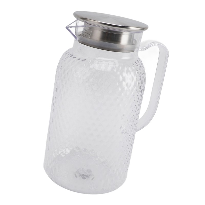 Water Pitcher with Lid and Handle 1500ml Acrylic Heat Resistant