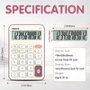 Pendancy Cute Compact Desk Calculator, 12-Digit LCD Display, Basic Functions,