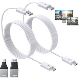 OBEST Wireless HDMI Transmitter and Receiver, 1080P HDMI Radio Transmission for Streaming Video Audio File from Laptop, PC, Camera to TV/Projector/Monitor, Wireless HDMI Dongle (165ft/50m), Plug and