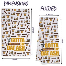 Gotta Tap Dat Ash Cigar Kitchen Towel Smokers Cigar Lover Gift (Dat Ash Towel CA)