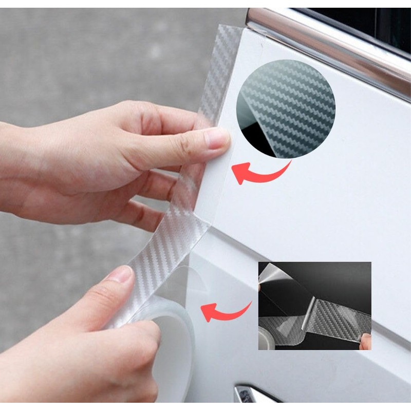Batreetek Car Protector Tape, Car Door Film, Anti-Scratch and Stain