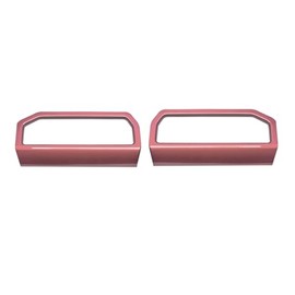 KUJOOY for Toyota Tacoma 2024 2025 for 4Runner 2025 Interior Accessories Dashboard Decor Center Consoles Air Outlet Vent Cover ABS Decorative Frame (Pink, Air Vent Cover)