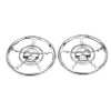 Unbranded Chrome 4-1/2" Speaker Trim Grill Cover For Harley Electra