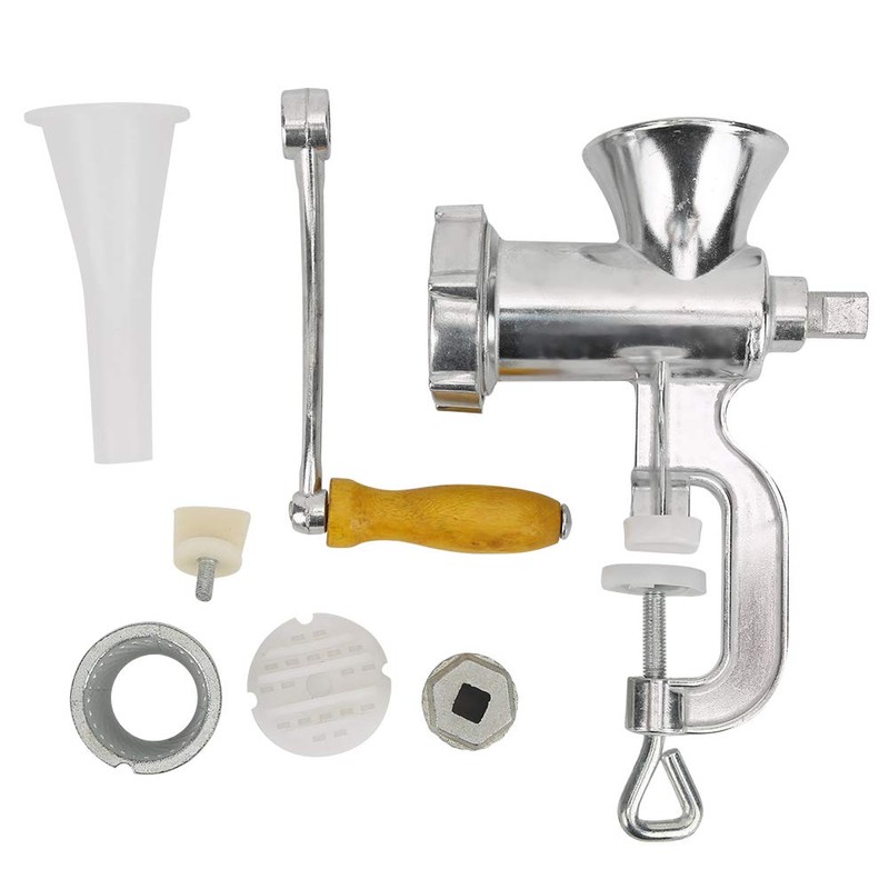 Aluminium Meat Grinder - Manual for the Kitchen with Perforated