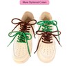 4 Pairs Shoe Laces for Miu Miu Sneaker, Brown Waxed