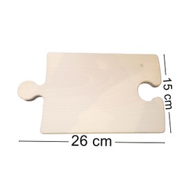 Wooden World Puzzle Shaped Board Chopping Board - Puzzle