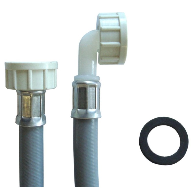 Washing Machine Inlet Hose, 3/4 Inch Nut x 3/4 Inch