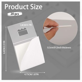 10 Pack Picture Hangers Adhesive Plastic Sawtooth Adhesive Picture Hanger No Nail Picture Hangers Adhesive Foamboard Hanger