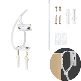 [Loimon 12-Pack Heavy-Duty Anti-Tip Fixation Anchors] Drill-Required & Manual Installation | Earthquake-Secure Furniture Wall Mounts for Baby Proofing Cabinets, TVs, Bookshelves | Child Safety Home Security Device for Australian Households