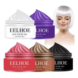 Universo en Linea Cera Color Temporal Peinar Cabello Peinado Nuevo Look Gris