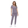 Natural Uniforms Womens Ultra-Soft Luxe Stretch Jogger Scrub Set with