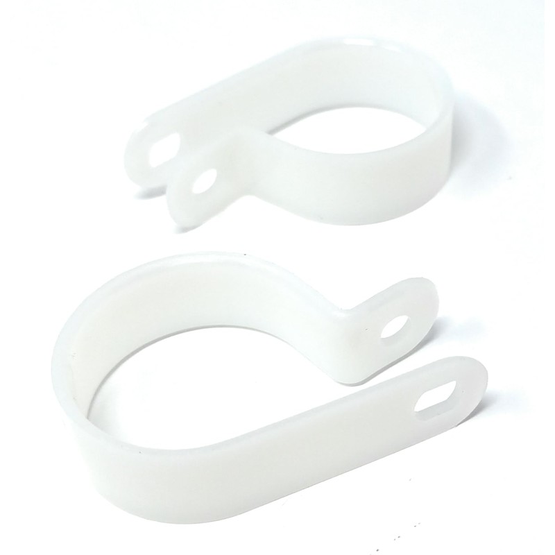 100pcs. P-Clips Plastic Nylon for Hose, Pipe, Cable, Wire, Tubing