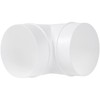 Vent Systems 100mm Elbow 90 Degree Pipe Connector Flexible Round