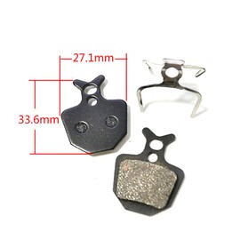 Catazer Bicycle Bike Disc Brake Pads for Formula Oro Puro K18 K24 Bianco (Semi Metallic Pads) 4 Pair