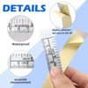 Self-Adhesive Measuring Tape Workbench Ruler Adhesive Backed Double Scale Stick