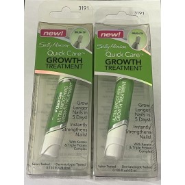 Sally Hansen Quick Care Nail Growth Treatment Brush Tip with Keratin (Pack of 2)