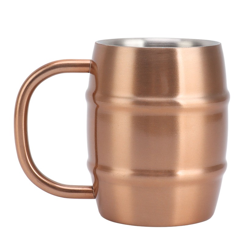 Stainless Steel Beer Mug Double Layer Insulation Multipurpose Safe Ergonomic