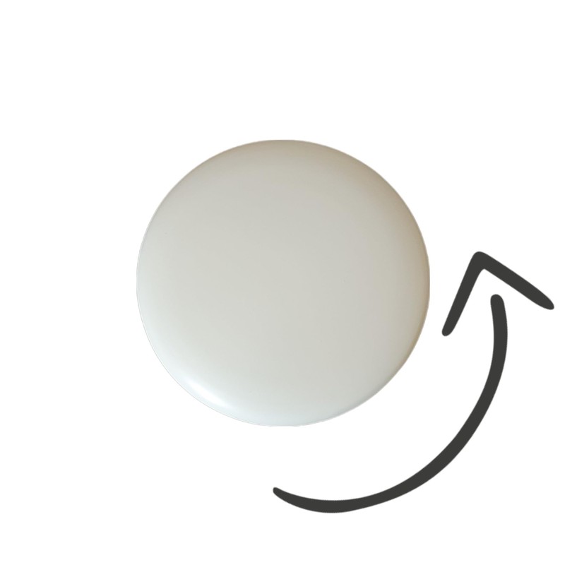 Pack of 2 Ceiling Rosette White 100 mm Junction Box