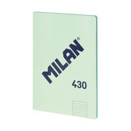MILAN® A4 Glued Notebook, Lined Paper, 48 Sheets A4, 95gsm Paper 1918 Series, Green
