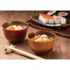 Canoe 74530 Traditional Japanese Color Lacquer Soup Wan, 11.2 fl