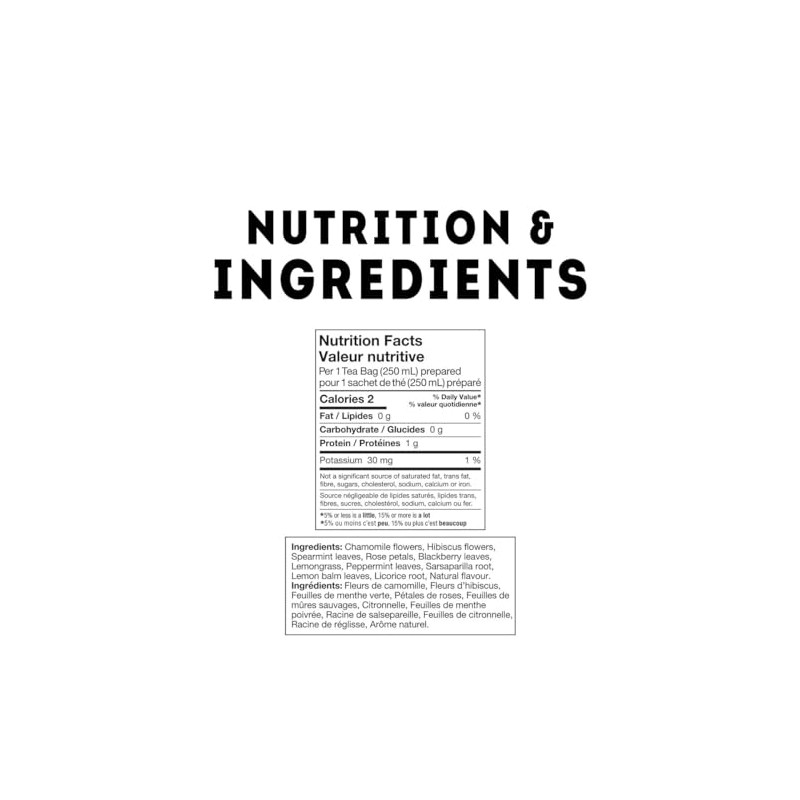 Tazo Caffeine-Free Herbal Tea Bags, Calm Chamomile, 20 Count (Pack