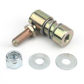 GGTE Throttle Disconnect, Quick Release Ball Joint, 1/4-28 in Female Thread, Throttle Cable Ball End, Steel Carburetor Linkages