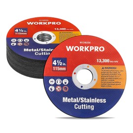 WORKPRO WORKPRO Cut Off Wheels 20-pack, 115mm Metal and Stainless Steel Cutting Wheel, 1.2mm Thin Metal Cutting Discs for Angle Grinder