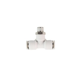 BLCH PNEUMATIC Male Branch Tee 1/2 Inch Tube OD x 1/4 Inch NPT Pneumatic Push To Connect Fittings Tee Air Fittings PT1/2-N02 (Pack of 5)
