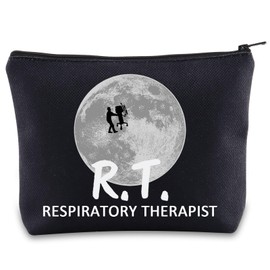 Respiratory Therapist Makeup Bag RT Gifts Respiratory Therapy Gifts Respiratory Nurse Zipper Bag (R.T. UK)