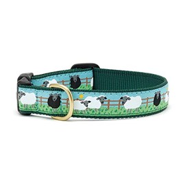 Up Country Counting Sheep Dog (Dog Collar, 5/8” Width, Medium (12 to 18 inches))
