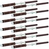 12 Pack Floating Shelf Brackets - Heavy Duty Wooden Shelf