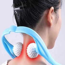 Handy massager cervical neck massager manual massage golf ball acupressure 3ea