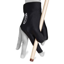 Kamui Billiard Glove Quickdry, for Right Hand, Black (S)