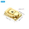 PATIKIL Suitcase Lock Hasp 1.6" x 1.10",4Pcs Iron Toggle Catch