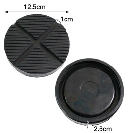 LOYELEY Jacking Pad 12.5*2.6cm Jack Pad Rubber Pad Super Heavy Duty Jack Up Adapter Universal Jack Attachment