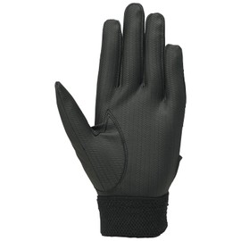 SSK EBG5002WFA Baseball Batting Gloves, General Use, Single Band, Both Hands, Black x Black (9090), S