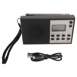 Digital Radio Bluetooth MP3 Player Rechargeable Supports Memory Card DSP Digital FM Receiver