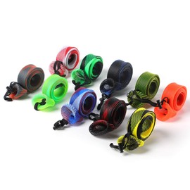 NATRUTH Rod Sock Fishing(10pcs)，Rod Sleeve Rod Covers 67inches/74.8inches Braided Mesh with Lanyard Rod Protector Pole Gloves Fishing Tools. Flat or Pointed End/Spinning for Casting Sea Fishing Rod