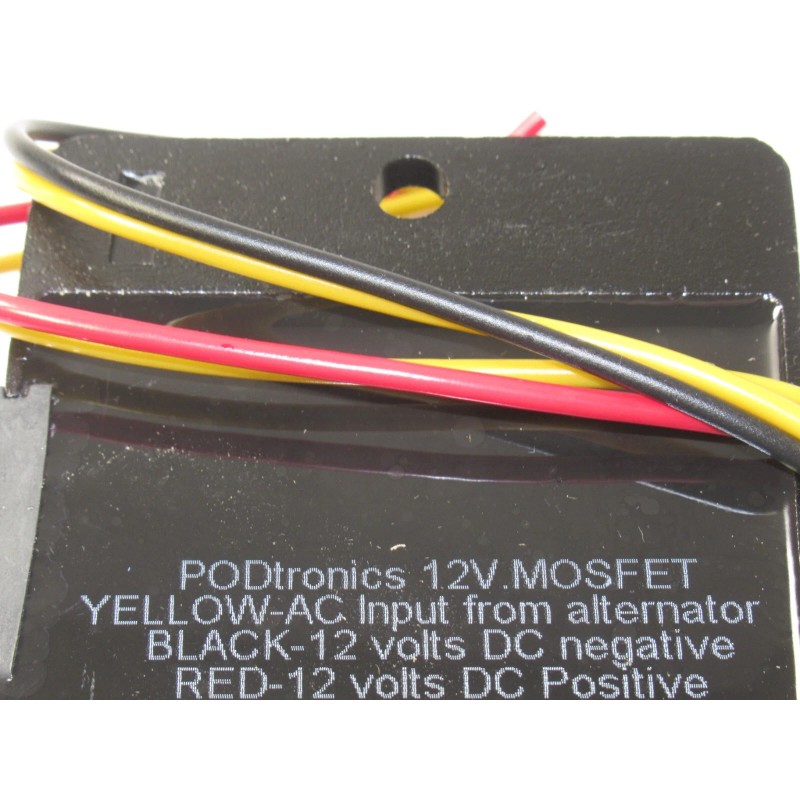 PODtronics Mosfet 2 wire 12v rectifier regulator Triumph single phase