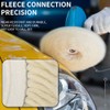 Baisiky 8PCS 6 Inch Wool Polishing Buffing Pad, Polishing Buffing
