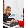 (MAT ONLY) Black Nail Art Table Mat, Foldable Nail Art