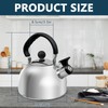 Whistling Tea Kettle for Stove Top, 2L Stainless Steel Teapot