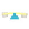 Double Bucket Balance Scale Educational Balance Weights Plastic Tool Mass