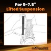 5-7.5" Rear Shocks for Ford F-250 F-350 RWD 4WD 1999-2016