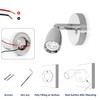 THALASSA 12V RV Wall Sconces - Boat Reading Light Interior
