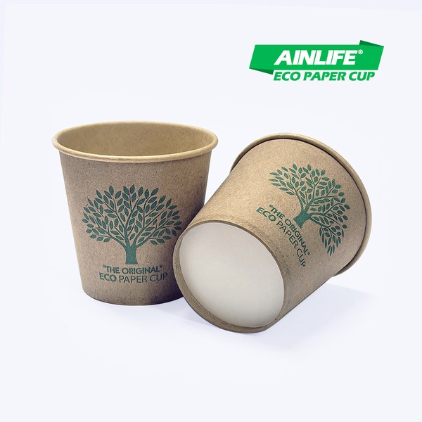 Eco-friendly kraft disposable vending machine take-out cup 500 pcs 1000