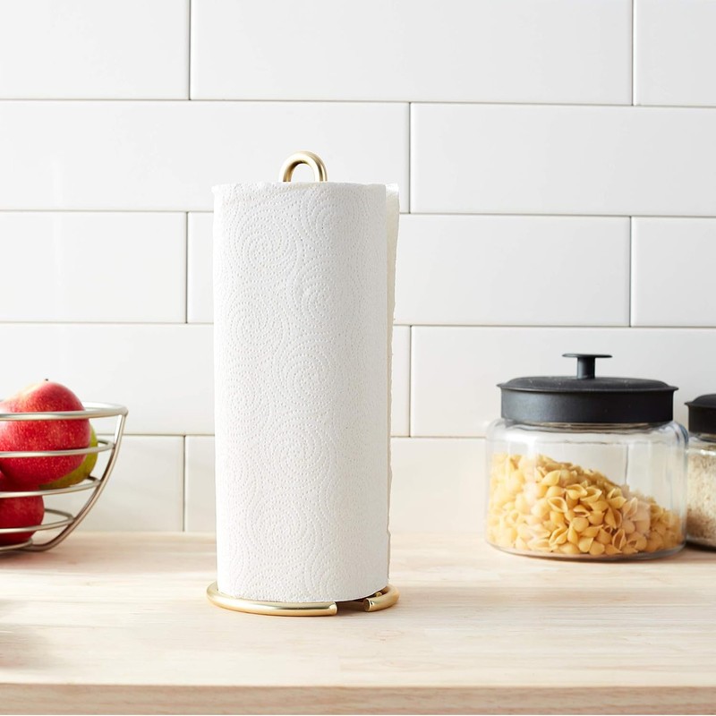 FitWell Paper Towel Holder for Kitchen Countertops, Bars & Dining