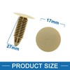 20pcs 8mm x 8mm Hole Car Card Hole Trim Boot