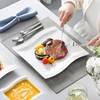 MALACASA Ivory White Dinnerware Set, 12 Pieces - Porcelain Dinner