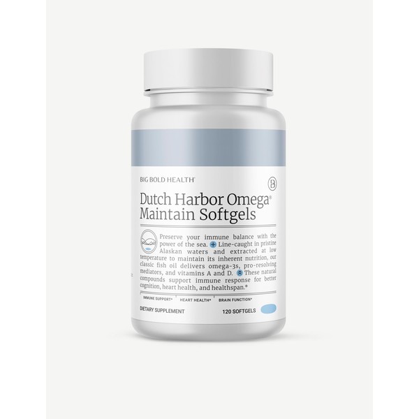 Dutch Harbor Omega 3 Fish Oil Supplement - Wild Alaskan